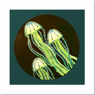 Neon Jellys Posters and Art